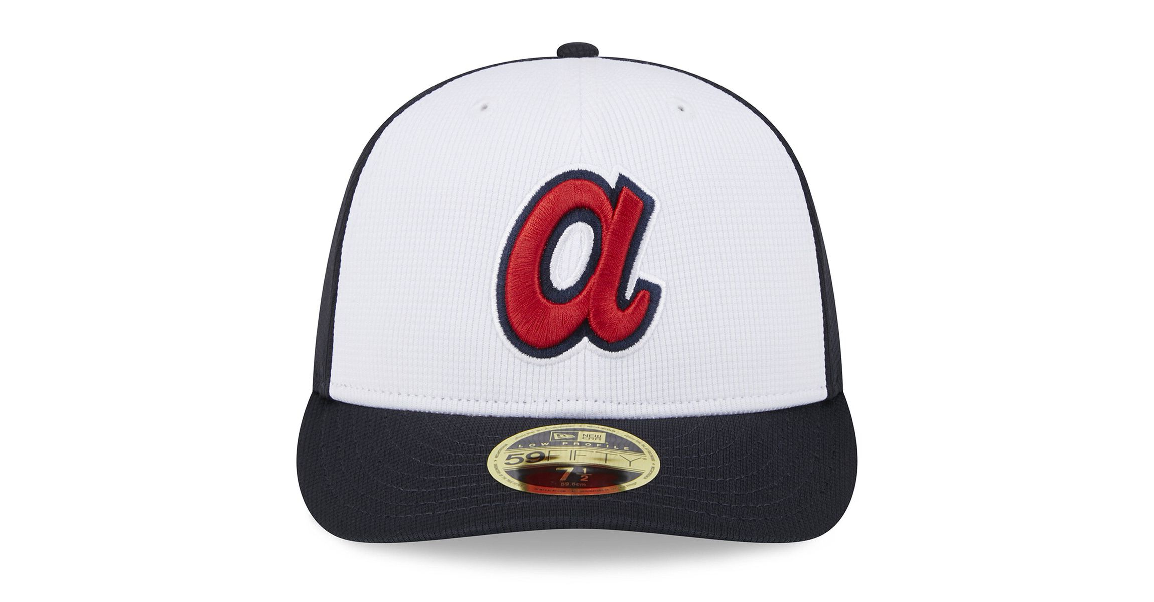MLB Atlanta Braves 2025 Batting Practice Low 59FIFTY Fitted Hat