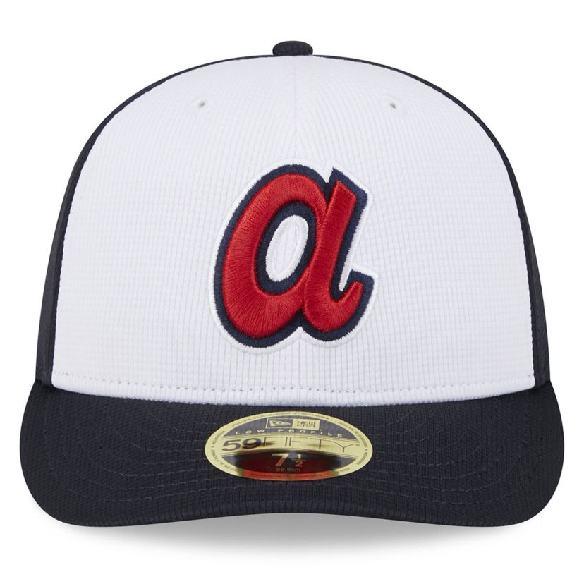 MLB Atlanta Braves 2025 Batting Practice Low 59FIFTY Fitted Hat