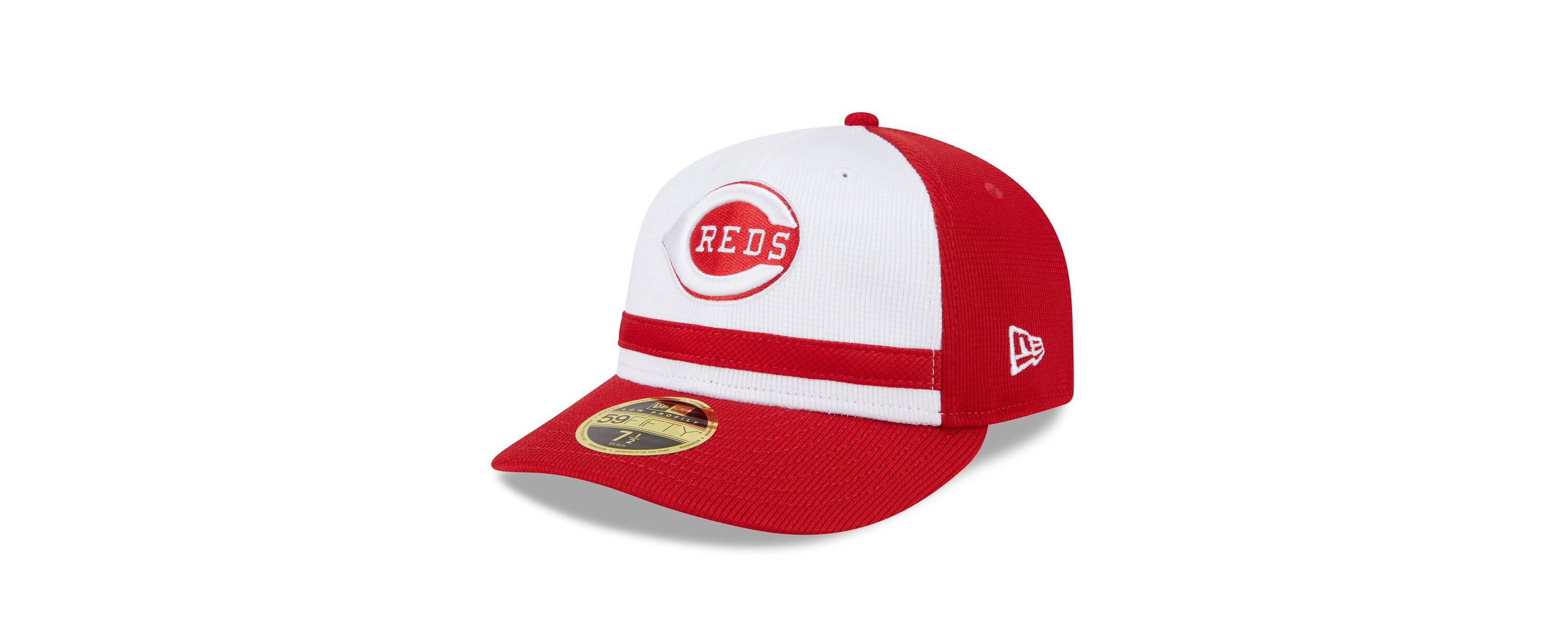 MLB Cincinnati Reds 2025 Batting Practice Low 59FIFTY Fitted Hat