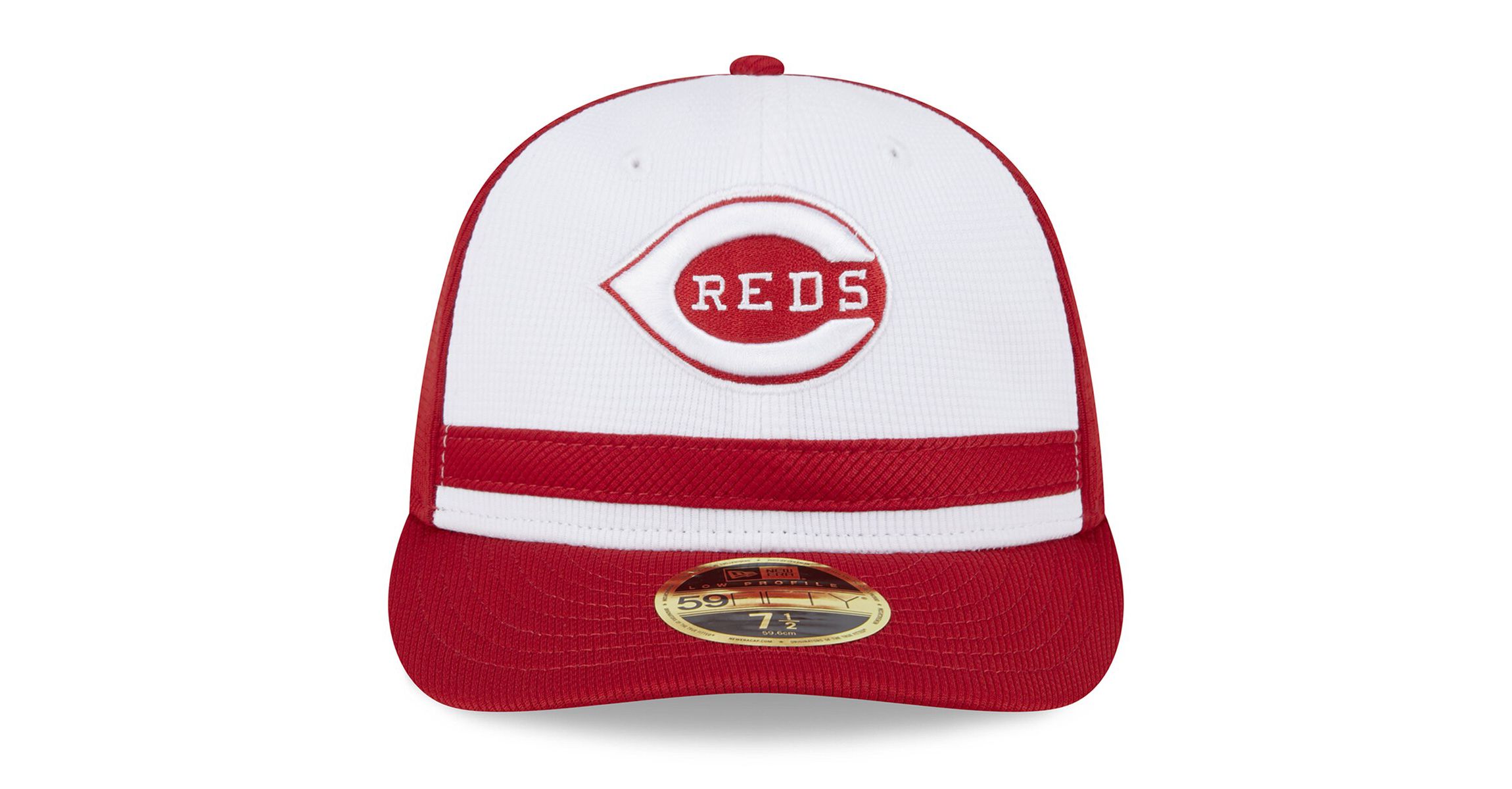 MLB Cincinnati Reds 2025 Batting Practice Low 59FIFTY Fitted Hat