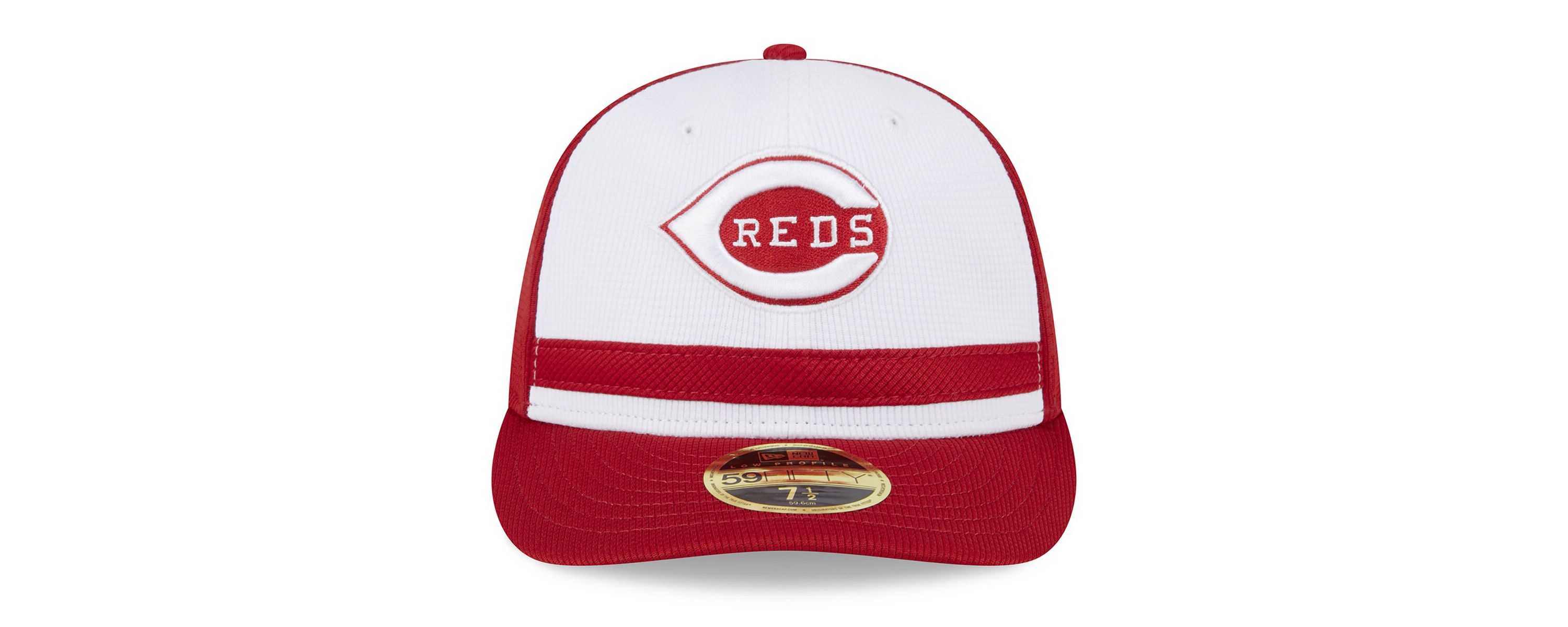 MLB Cincinnati Reds 2025 Batting Practice Low 59FIFTY Fitted Hat