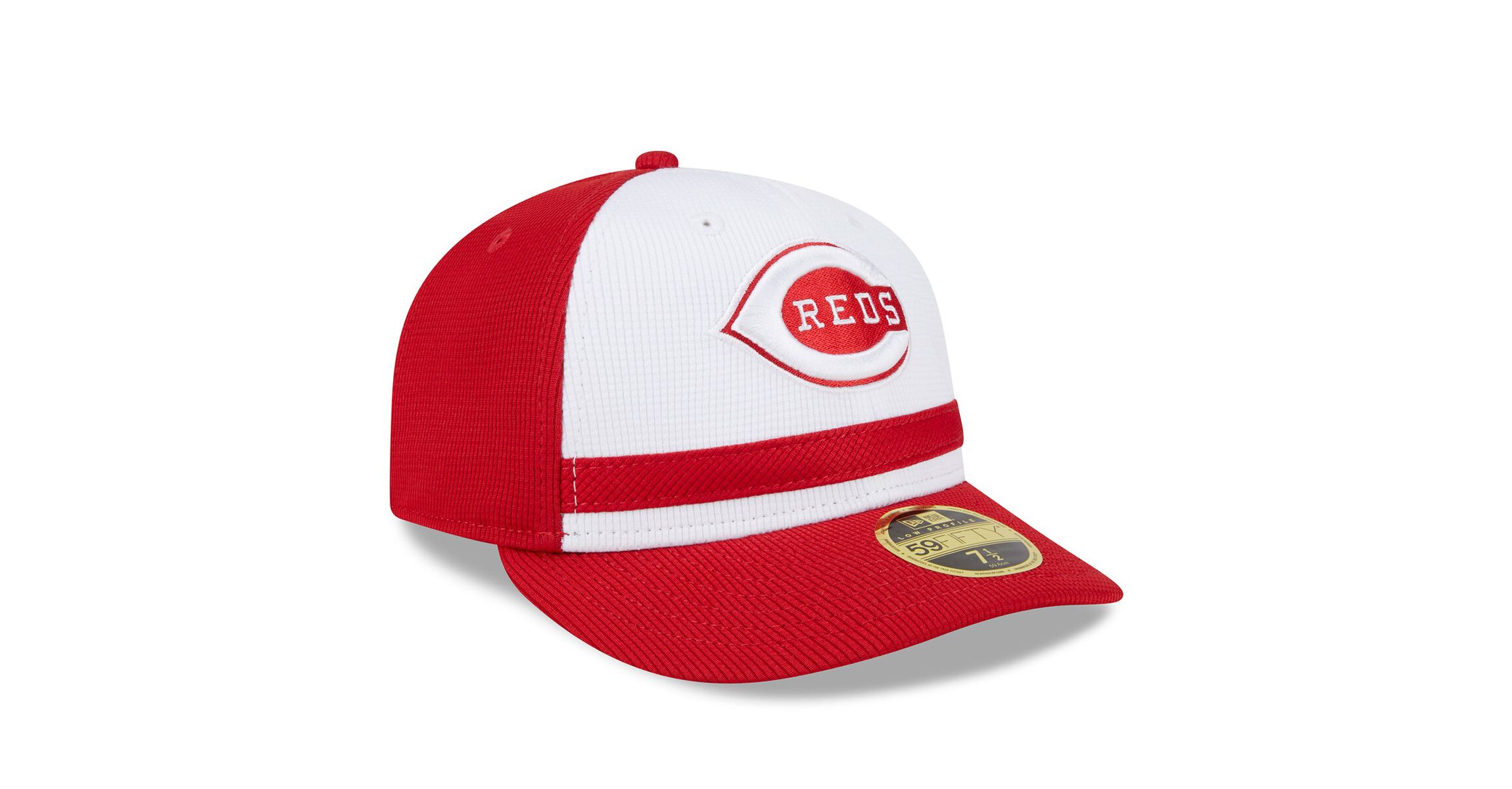 MLB Cincinnati Reds 2025 Batting Practice Low 59FIFTY Fitted Hat