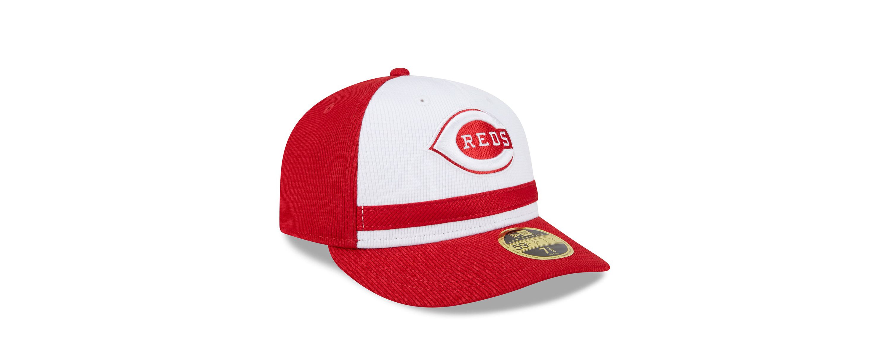 MLB Cincinnati Reds 2025 Batting Practice Low 59FIFTY Fitted Hat