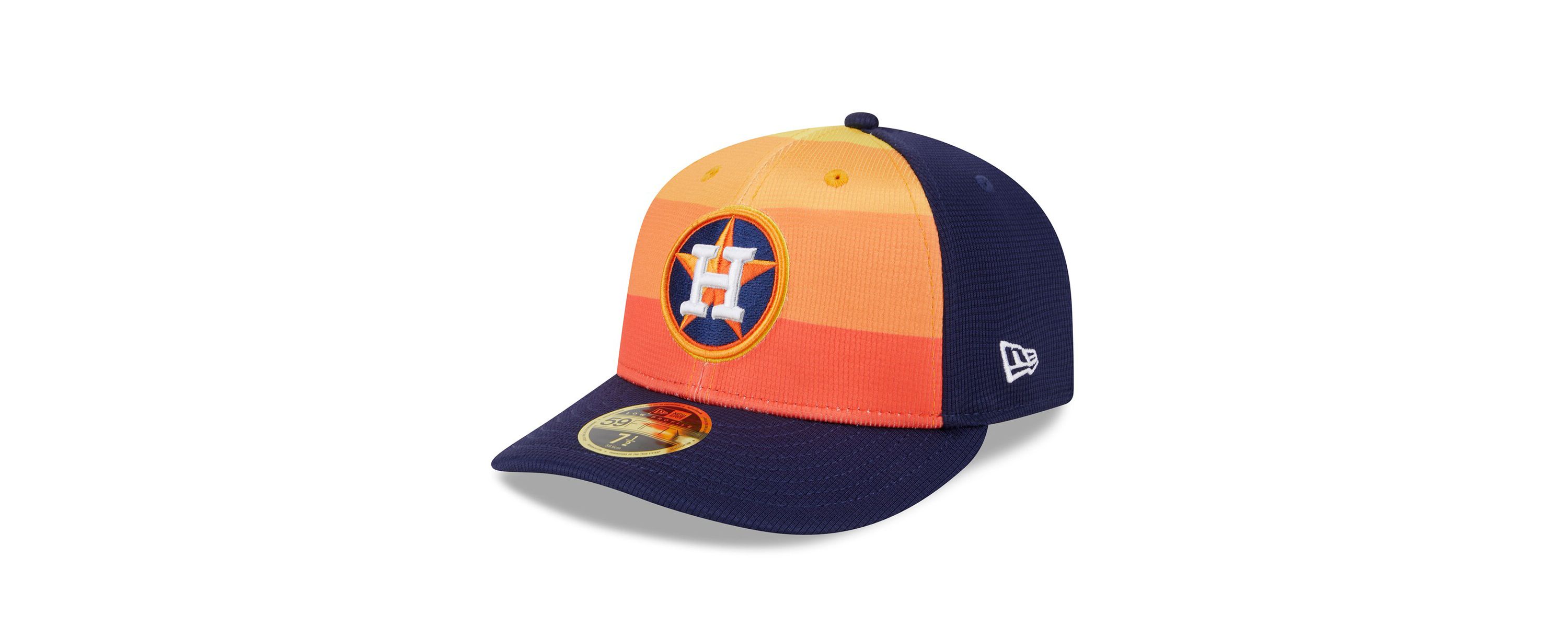 MLB Houston Astros 2025 Batting Practice Low 59FIFTY Fitted Hat