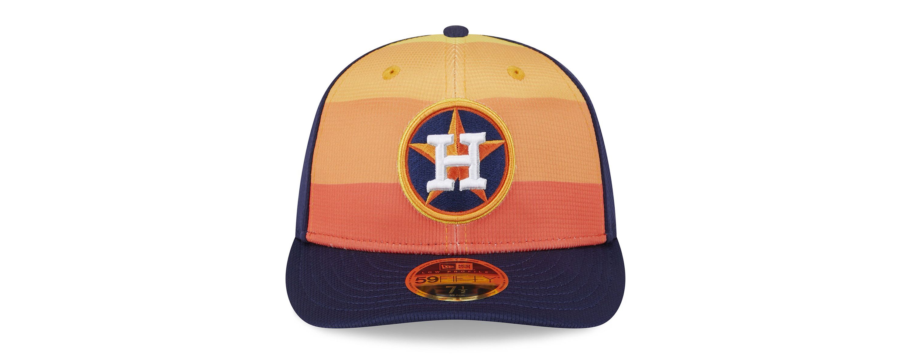 MLB Houston Astros 2025 Batting Practice Low 59FIFTY Fitted Hat