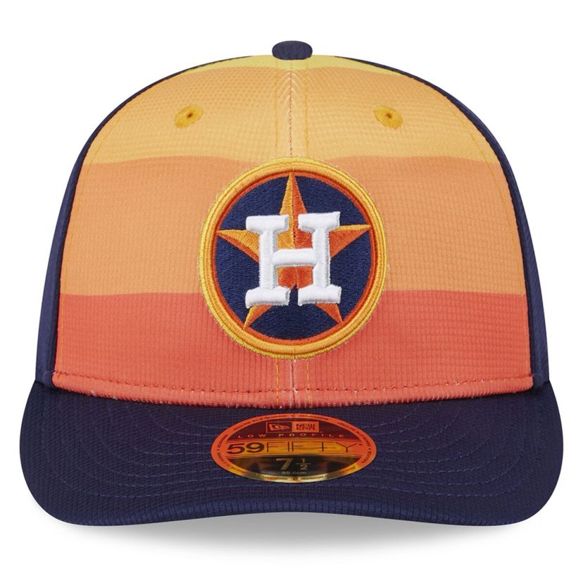 MLB Houston Astros 2025 Batting Practice Low 59FIFTY Fitted Hat