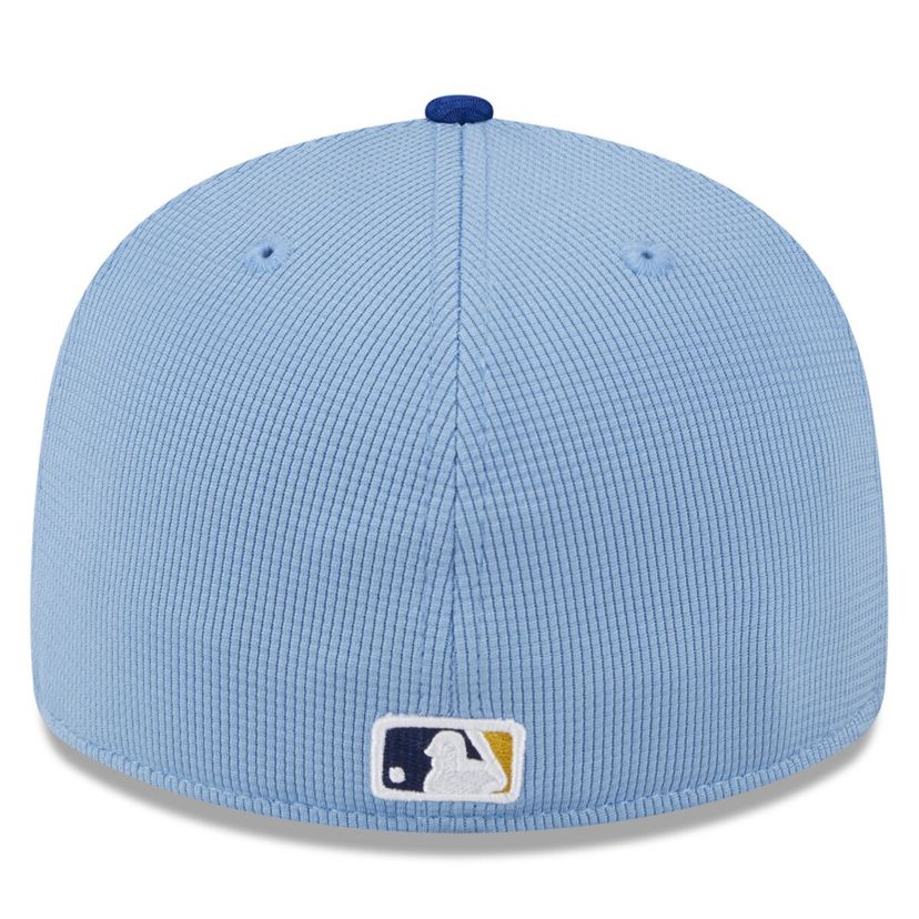 MLB Light Milwaukee Brewers 2025 Batting Practice Low 59FIFTY Fitted Hat