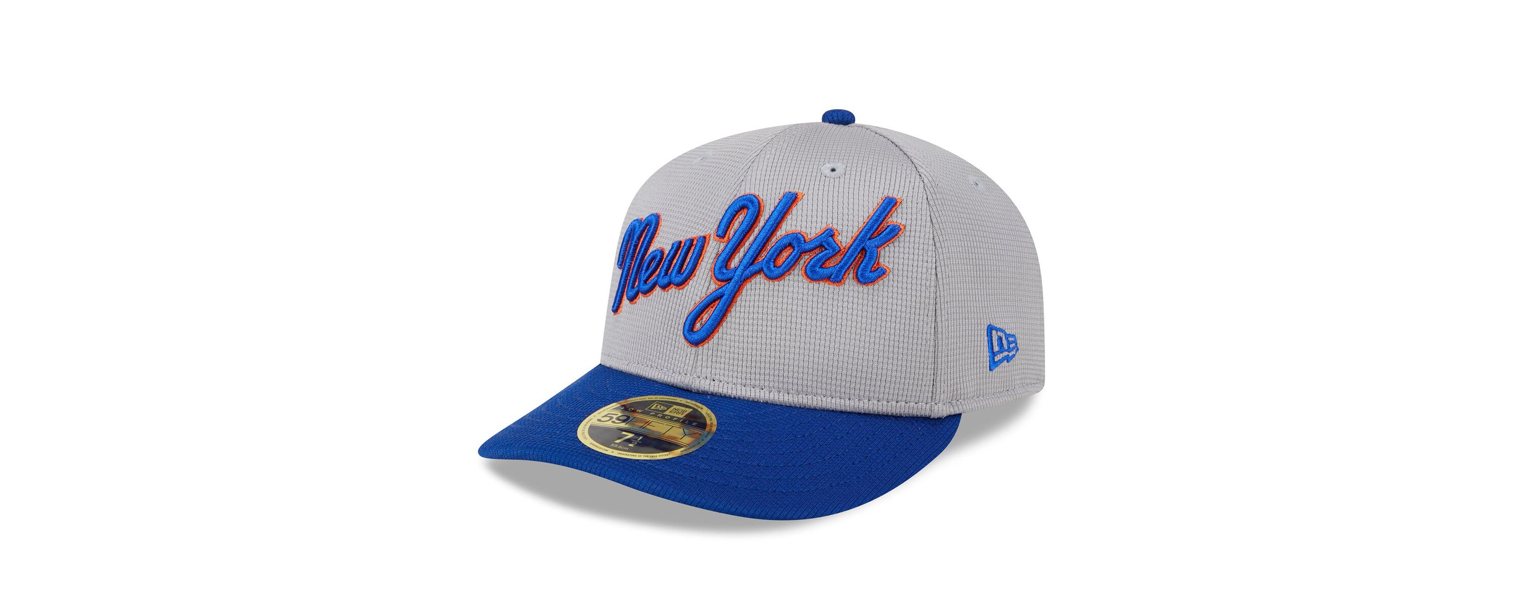 MLB New York Mets 2025 Batting Practice Low 59FIFTY Fitted Hat