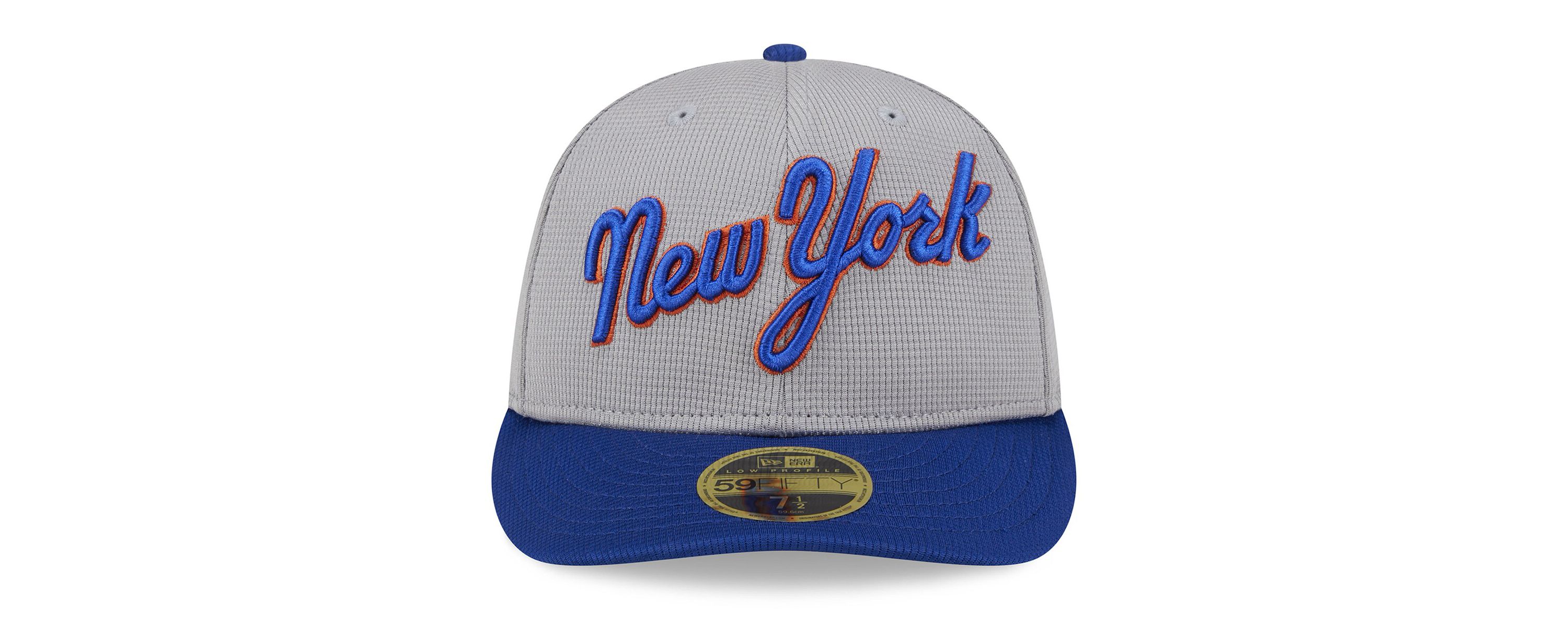 MLB New York Mets 2025 Batting Practice Low 59FIFTY Fitted Hat