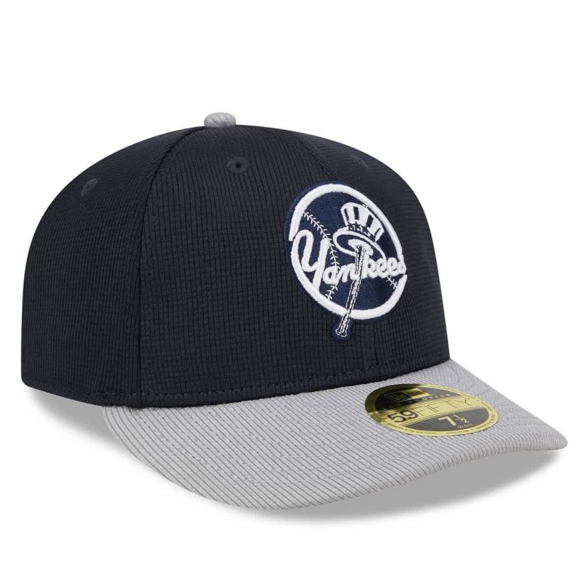 MLB New York Yankees 2025 Batting Practice Low 59FIFTY Fitted Hat