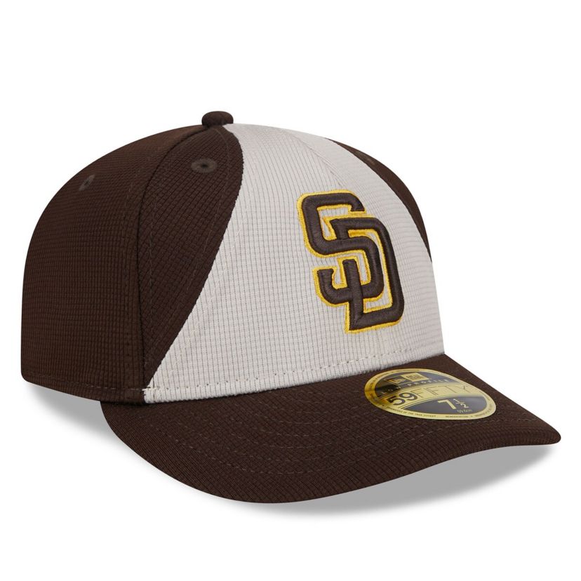 MLB San Diego Padres 2025 Batting Practice Low 59FIFTY Fitted Hat