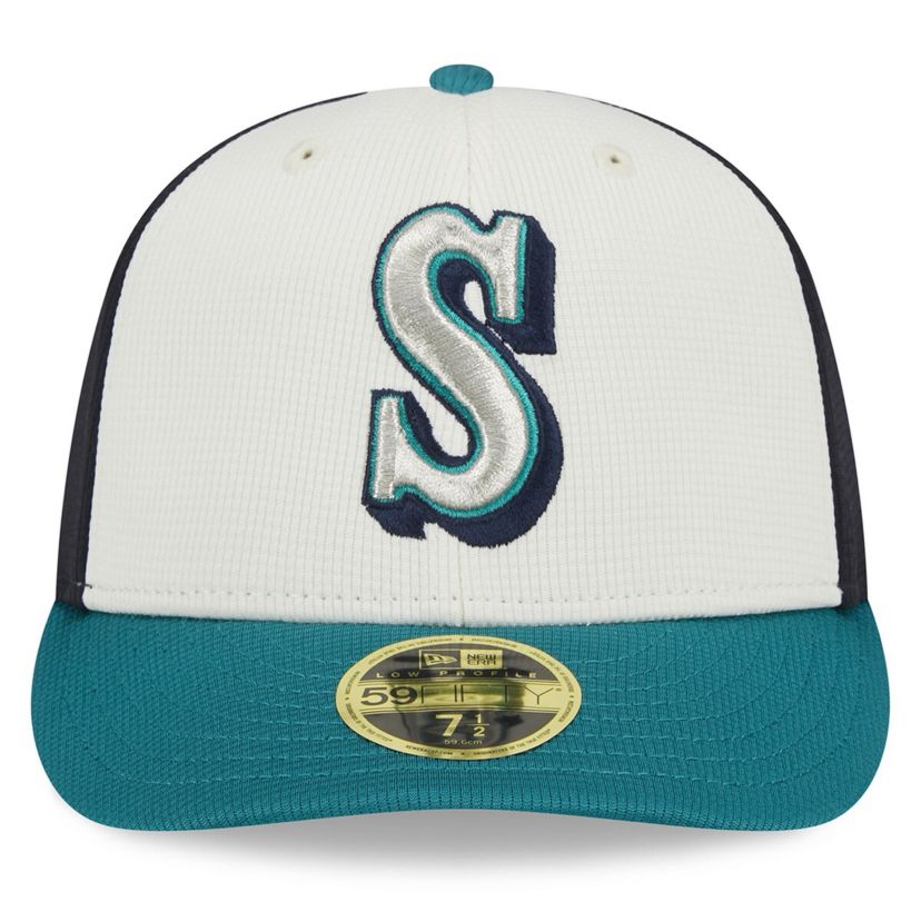 MLB Seattle Mariners 2025 Batting Practice Low 59FIFTY Fitted Hat
