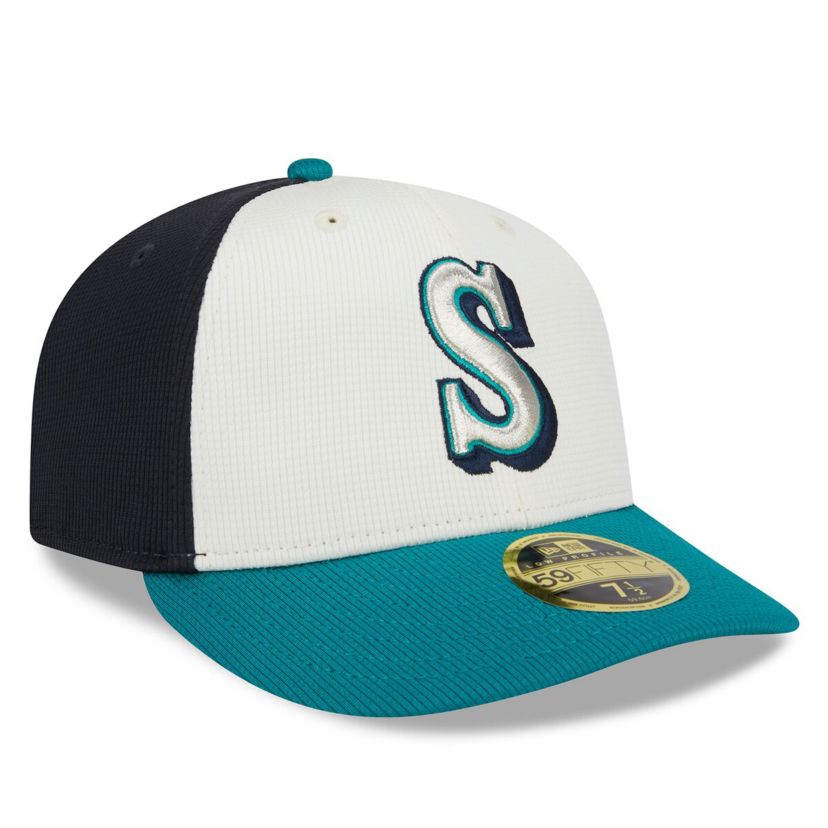 MLB Seattle Mariners 2025 Batting Practice Low 59FIFTY Fitted Hat