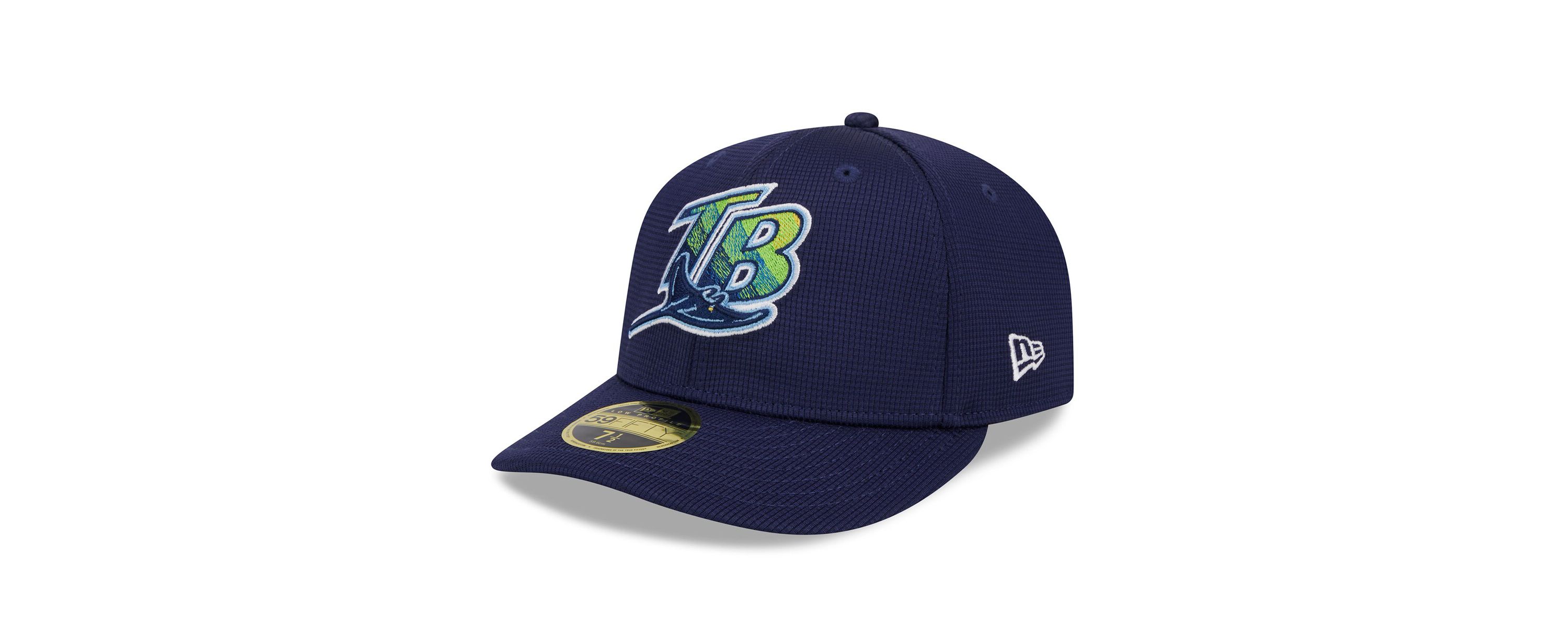 MLB Tampa Bay Rays 2025 Batting Practice Low 59FIFTY Fitted Hat