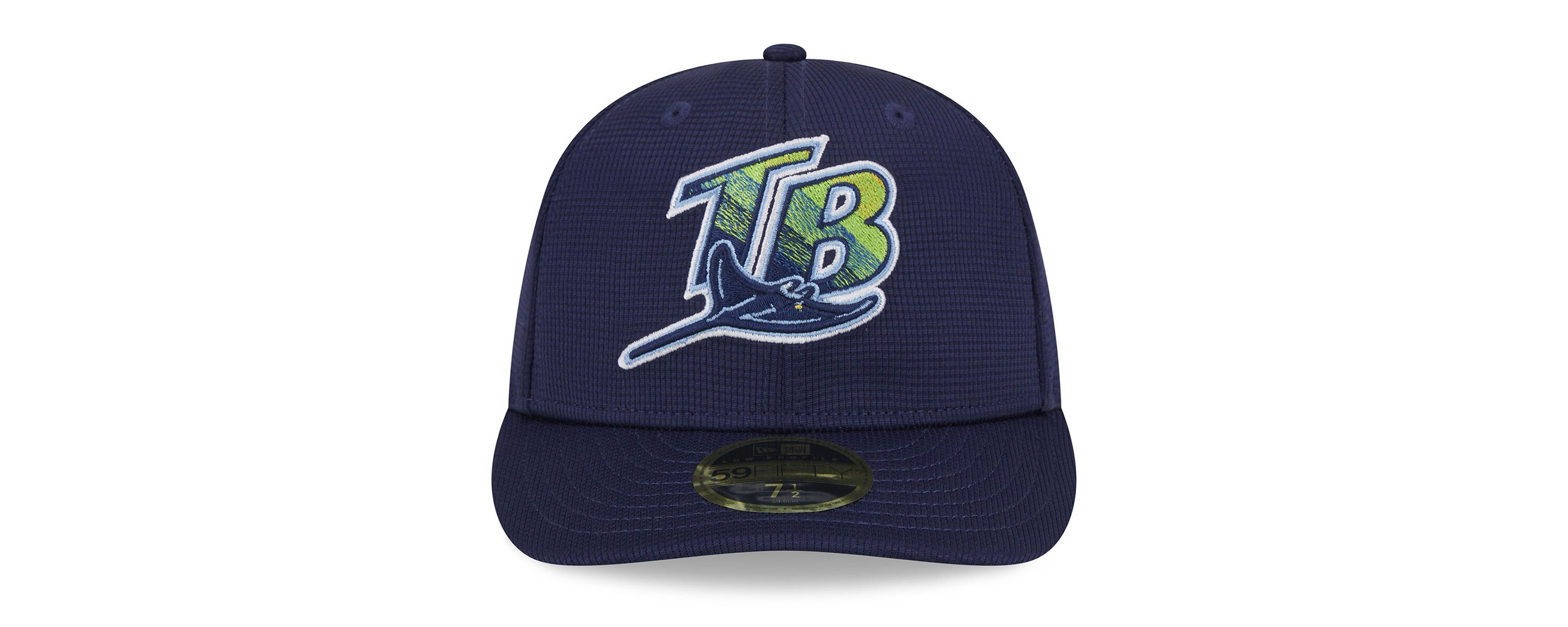 MLB Tampa Bay Rays 2025 Batting Practice Low 59FIFTY Fitted Hat