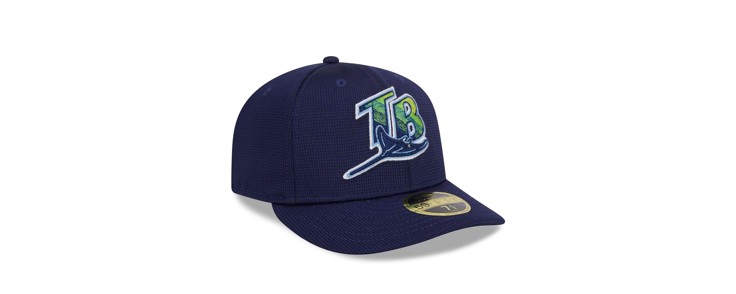 MLB Tampa Bay Rays 2025 Batting Practice Low 59FIFTY Fitted Hat