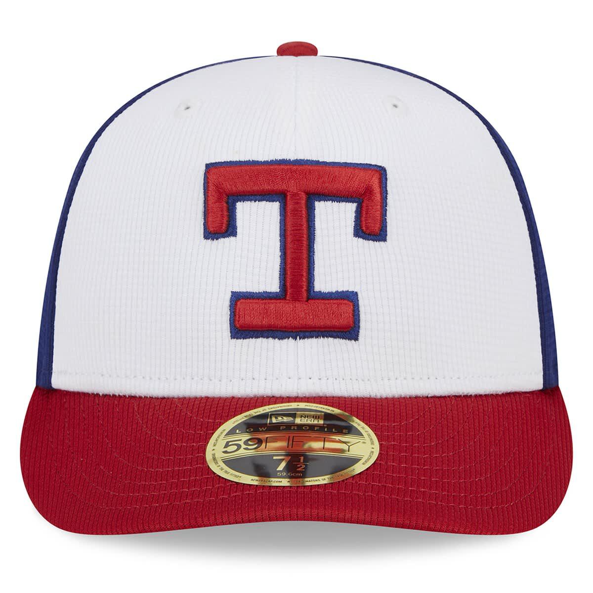 MLB Texas Rangers 2025 Batting Practice Low 59FIFTY Fitted Hat