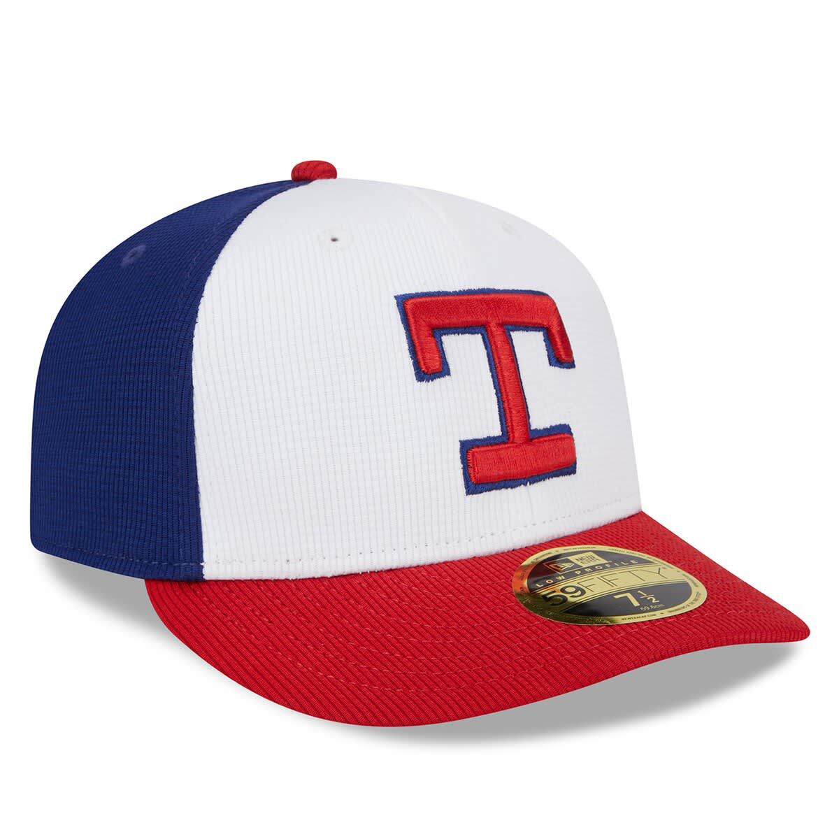 MLB Texas Rangers 2025 Batting Practice Low 59FIFTY Fitted Hat