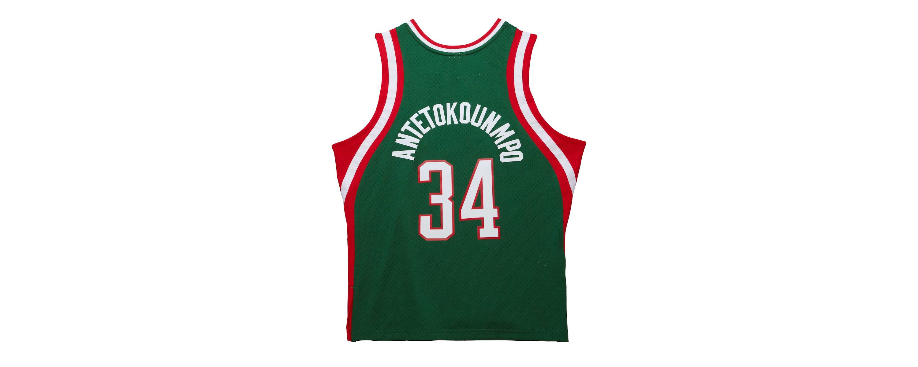 NBA Giannis Antetokounmpo Hunter Milwaukee Bucks 2013/14 Hardwood Classics Swingman Jersey