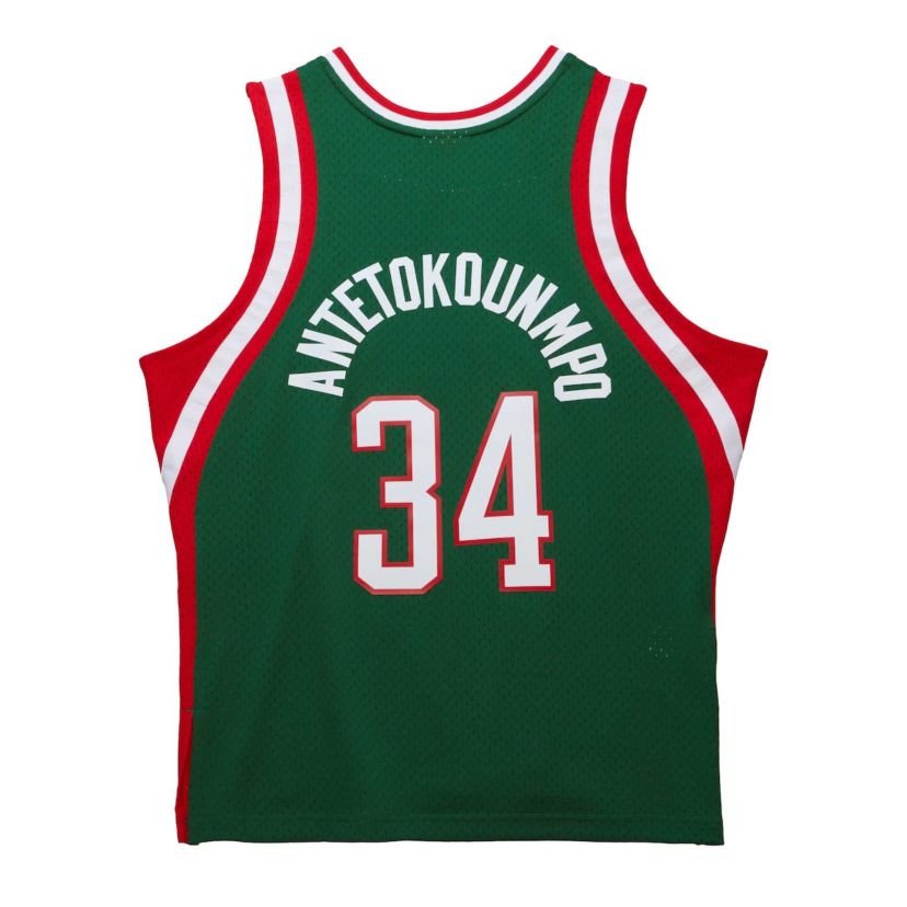 NBA Giannis Antetokounmpo Hunter Milwaukee Bucks 2013/14 Hardwood Classics Swingman Jersey