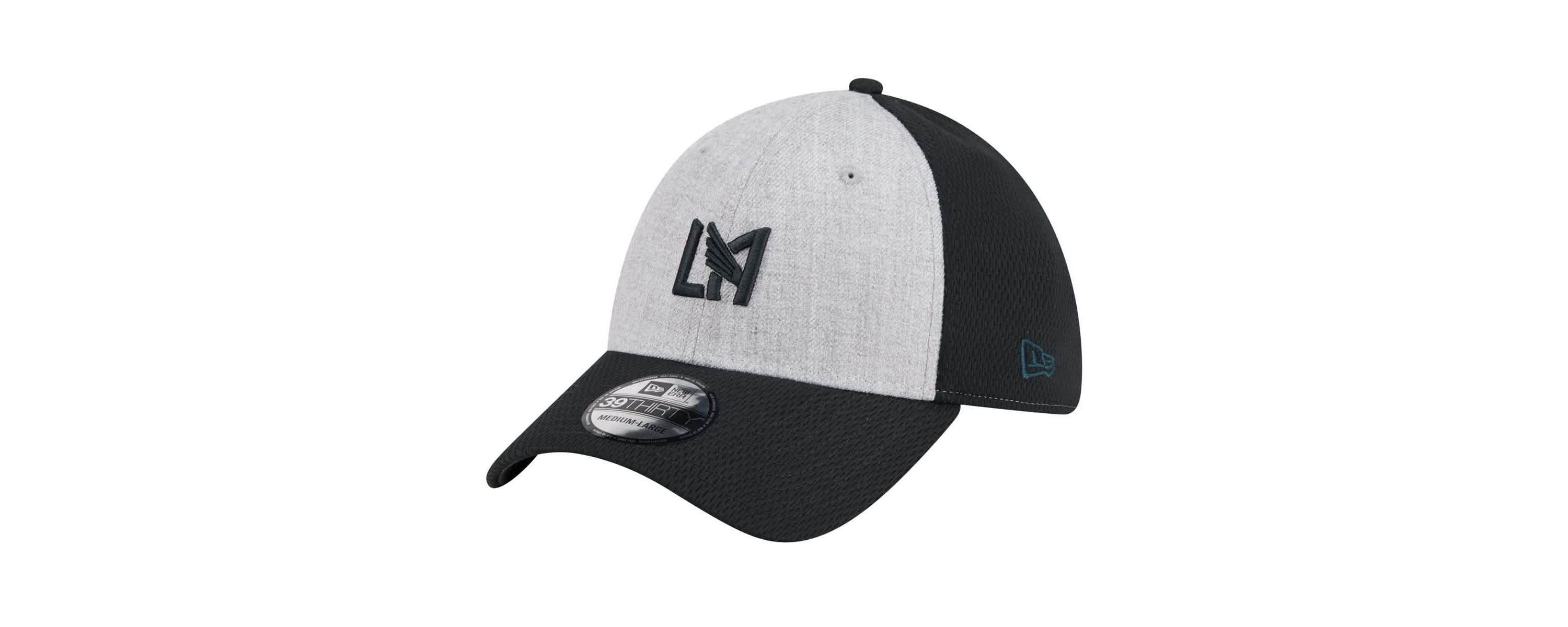 MLS Gray/Black LAFC Throwback 39THIRTY Flex Hat