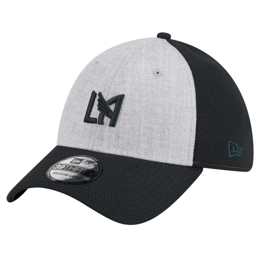 MLS Gray/Black LAFC Throwback 39THIRTY Flex Hat