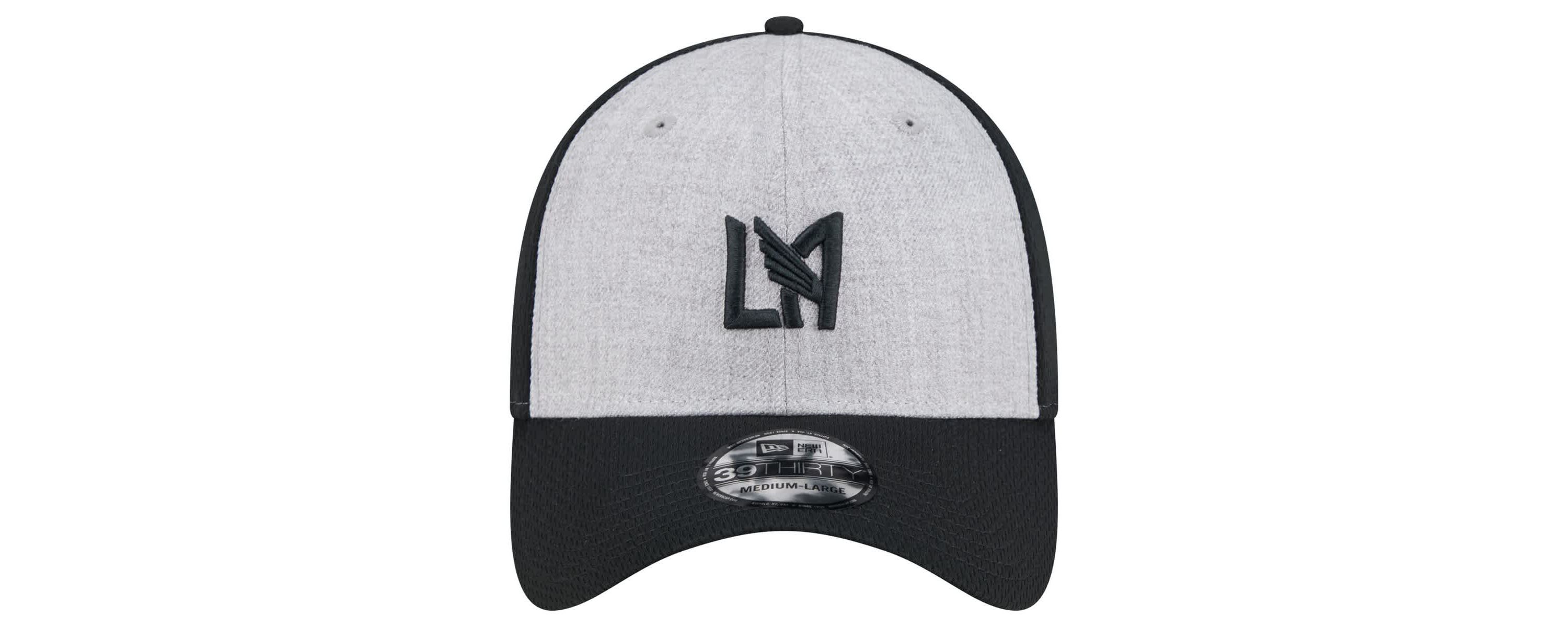 MLS Gray/Black LAFC Throwback 39THIRTY Flex Hat