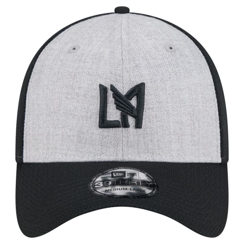 MLS Gray/Black LAFC Throwback 39THIRTY Flex Hat