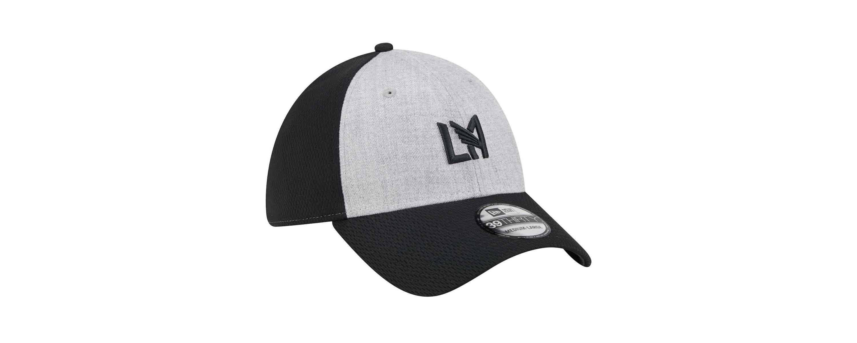 MLS Gray/Black LAFC Throwback 39THIRTY Flex Hat