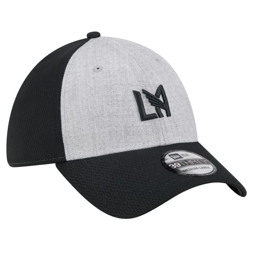 MLS Gray/Black LAFC Throwback 39THIRTY Flex Hat