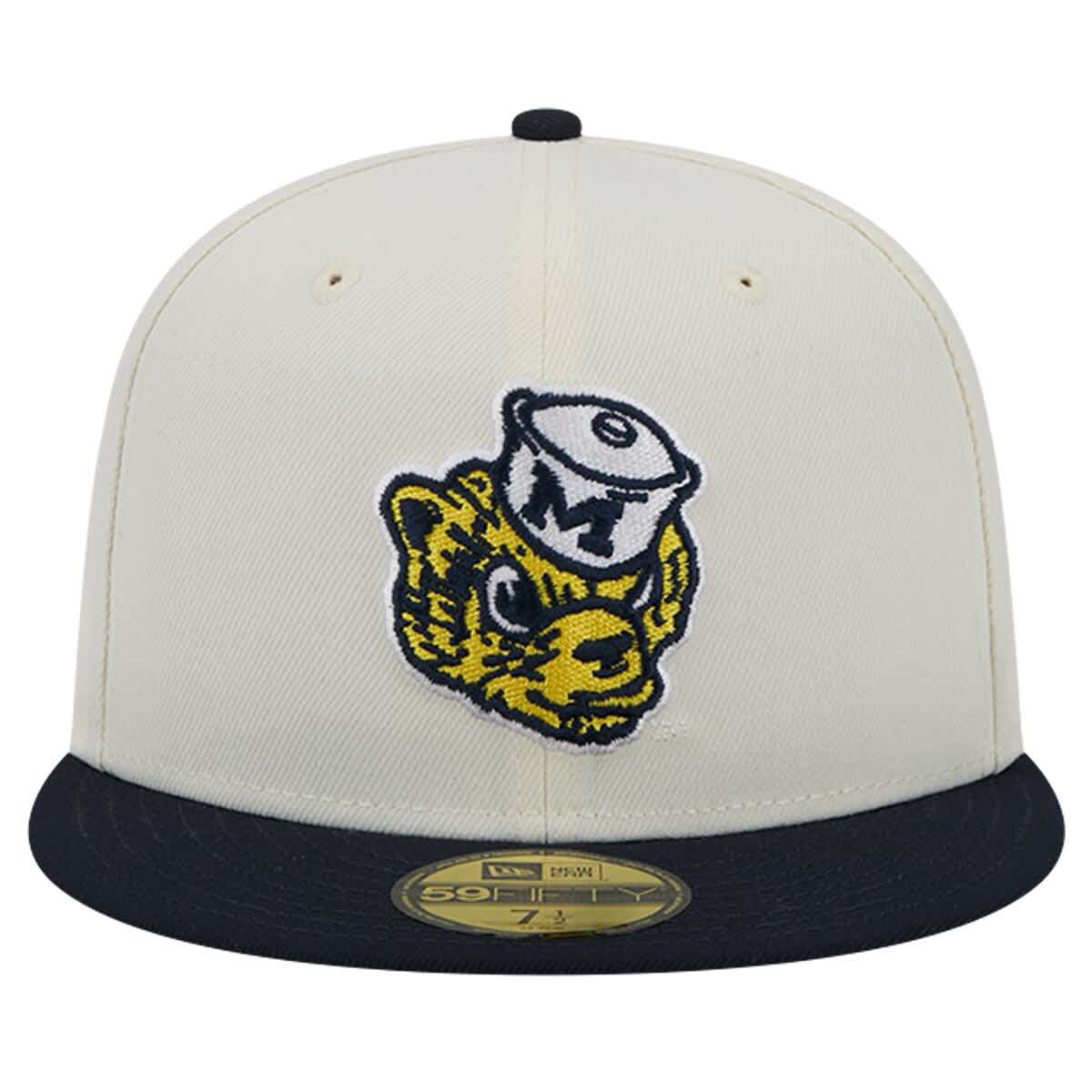 NCAA Michigan Wolverines Chrome Vintage 59FIFTY Fitted Hat
