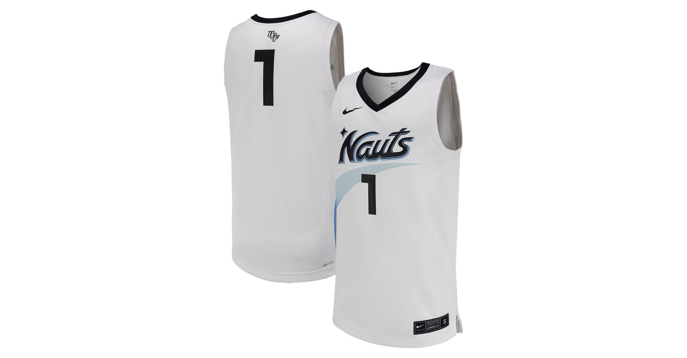 NCAA Nike #1 UCF Knights Replica Basketball Jersey