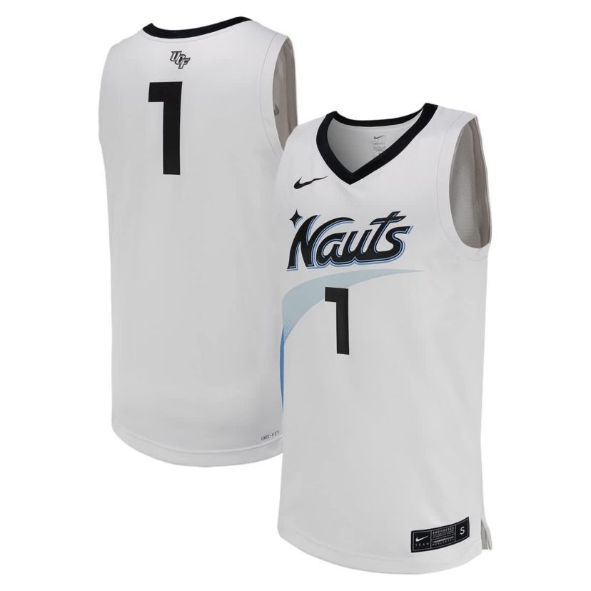 NCAA Nike #1 UCF Knights Replica Basketball Jersey