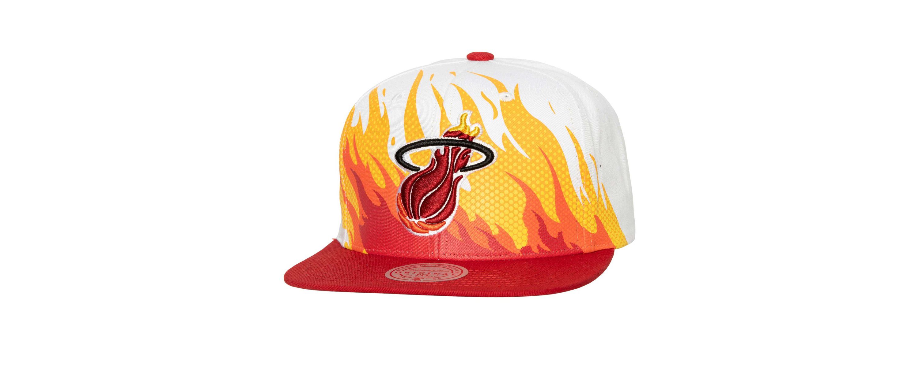 NBA Miami Heat Hot Fire Snapback Hat