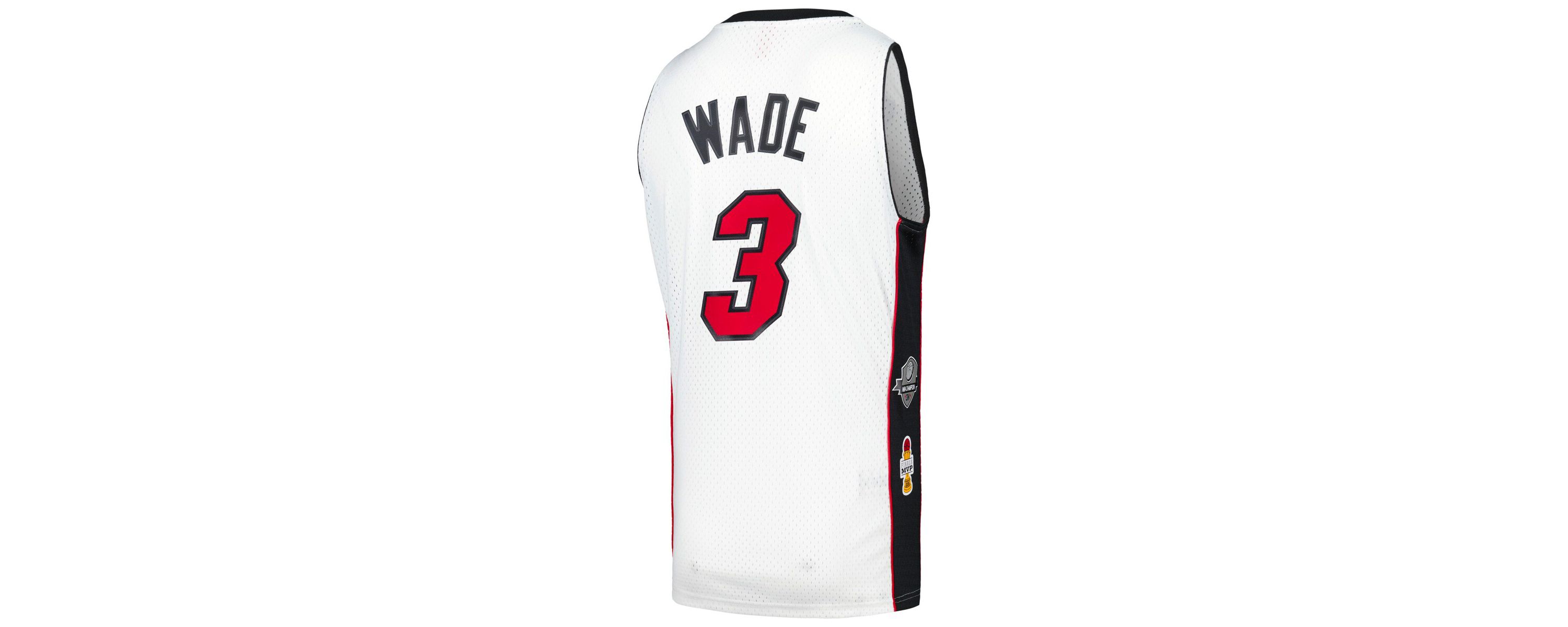 NBA Unisex Dwyane Wade Miami Heat Hall of Fame Class of 2023 Throwback Swingman Jersey