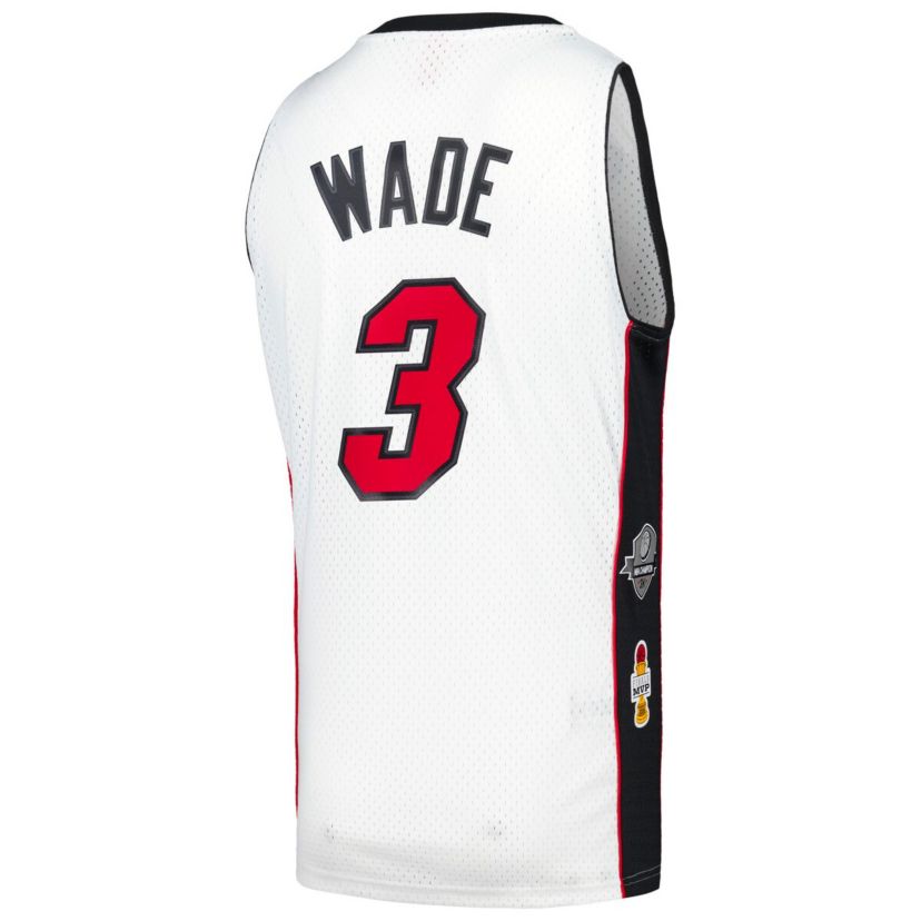 NBA Unisex Dwyane Wade Miami Heat Hall of Fame Class of 2023 Throwback Swingman Jersey