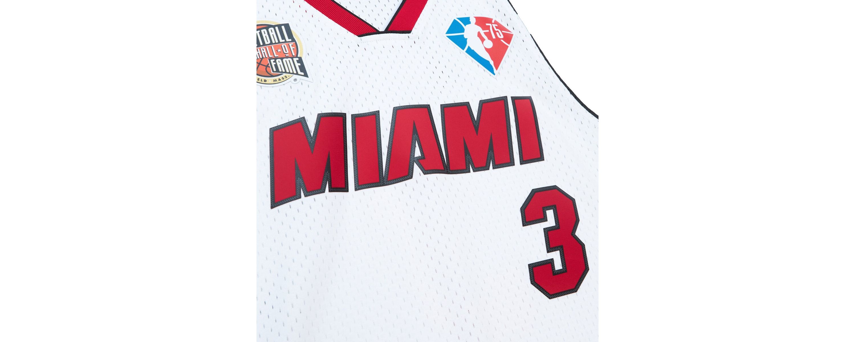 NBA Unisex Dwyane Wade Miami Heat Hall of Fame Class of 2023 Throwback Swingman Jersey