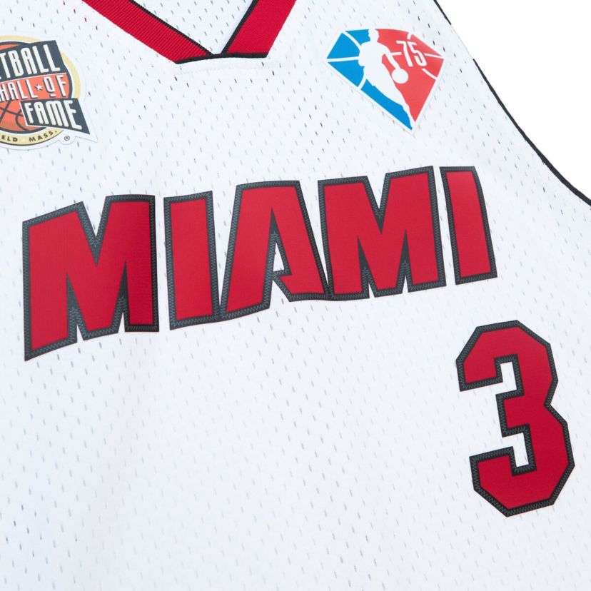 NBA Unisex Dwyane Wade Miami Heat Hall of Fame Class of 2023 Throwback Swingman Jersey