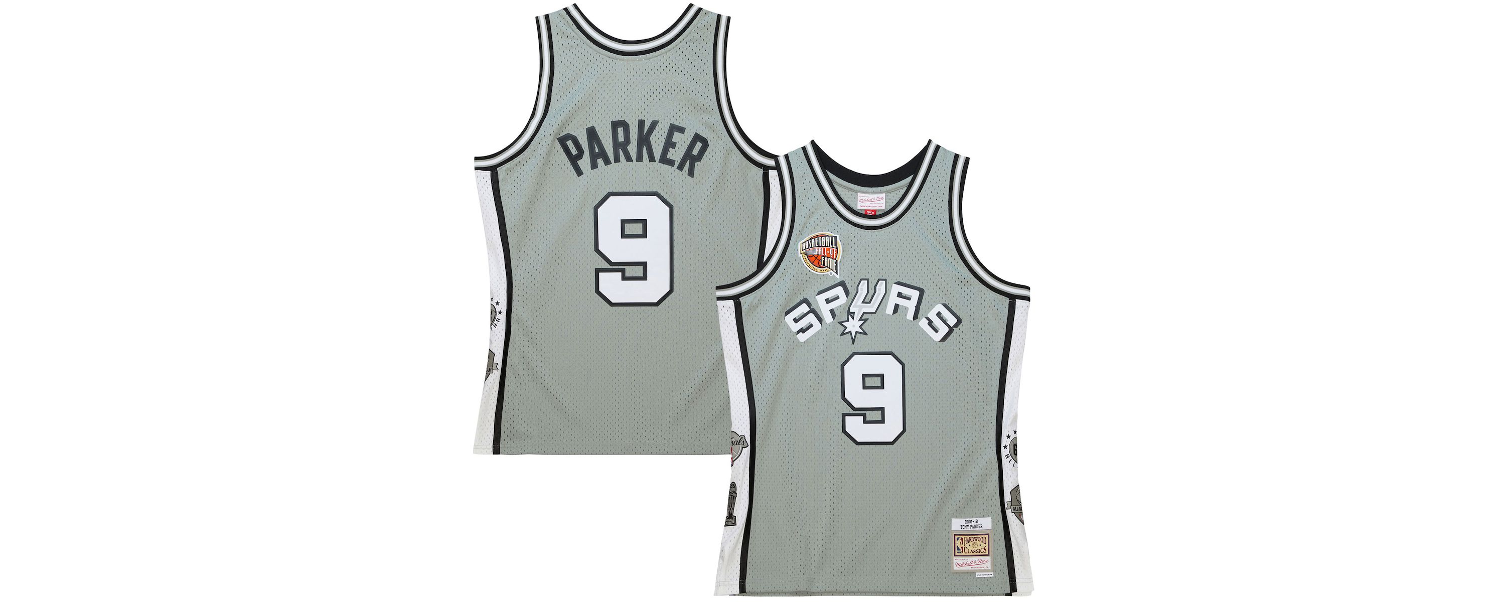 NBA Unisex Tony Parker San Antonio Spurs Hall of Fame Class of 2023 Throwback Swingman Jersey