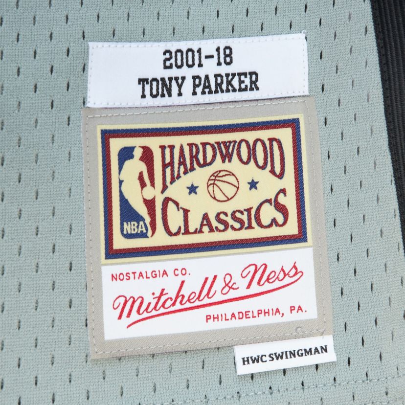 NBA Unisex Tony Parker San Antonio Spurs Hall of Fame Class of 2023 Throwback Swingman Jersey