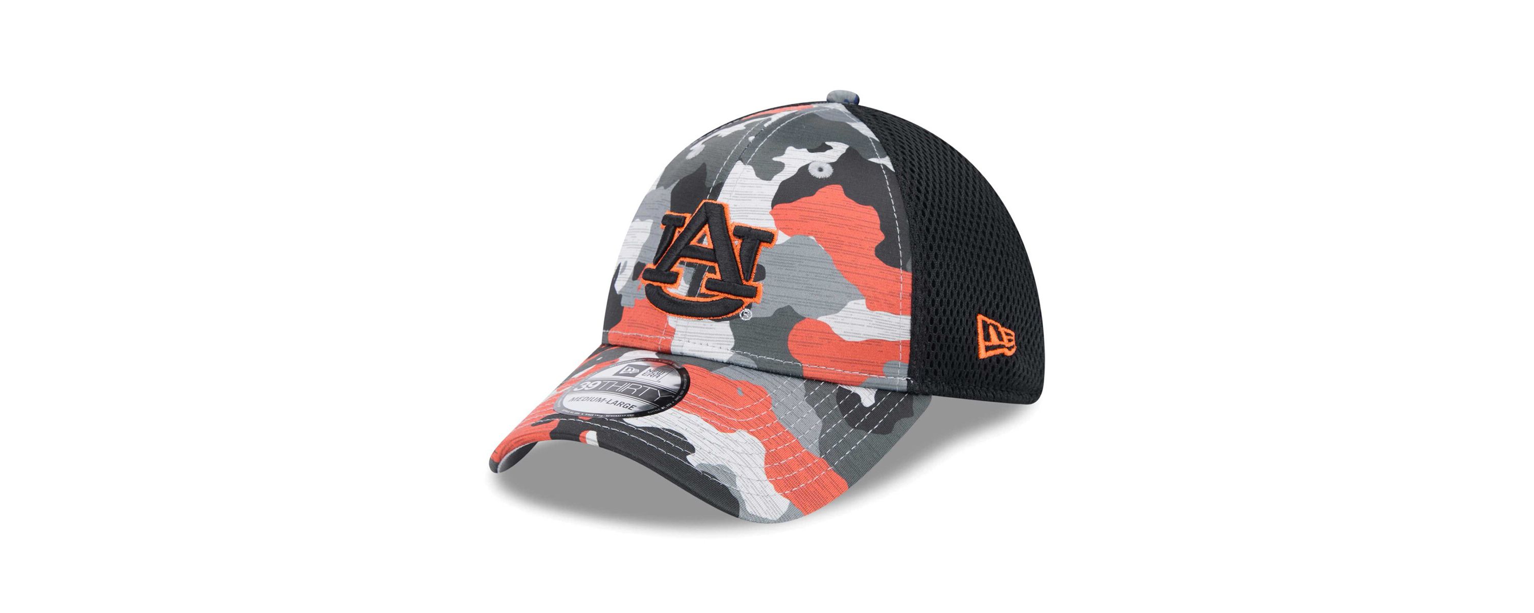 NCAA Camo/Black Auburn Tigers Active 39THIRTY Flex Hat
