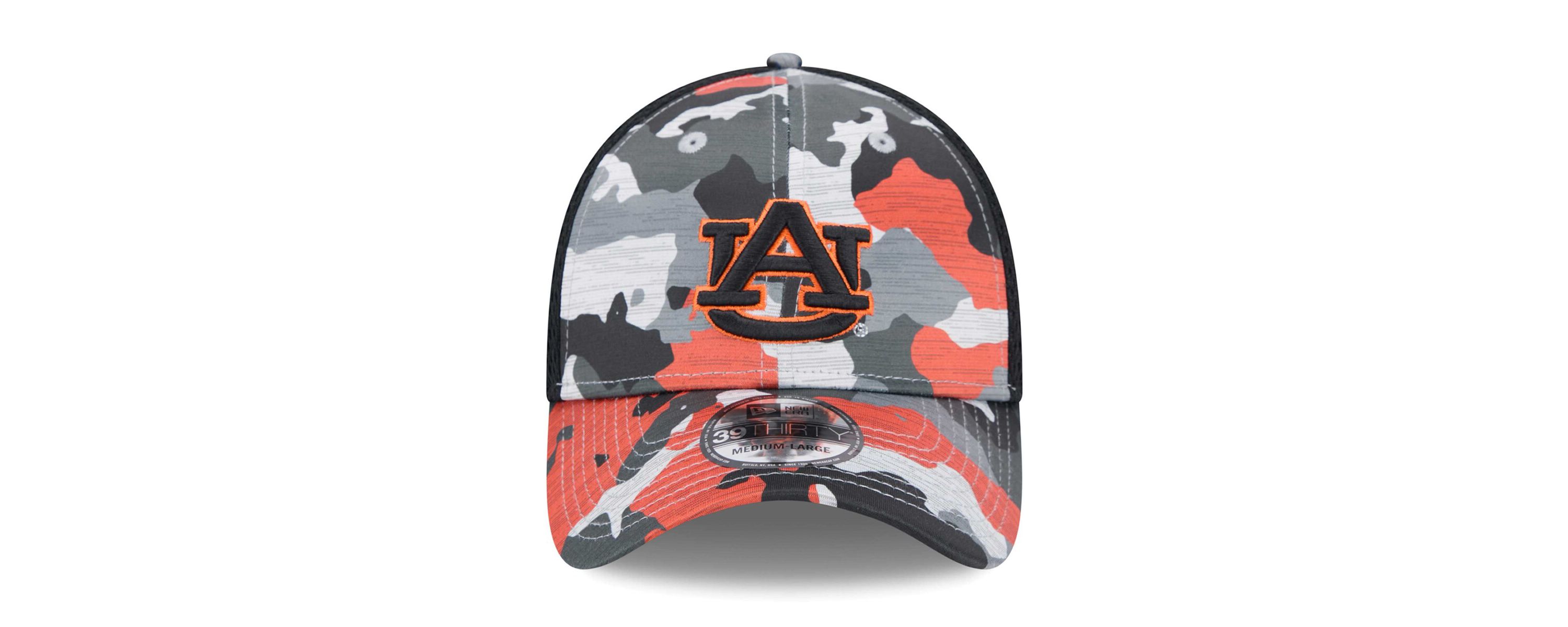 NCAA Camo/Black Auburn Tigers Active 39THIRTY Flex Hat
