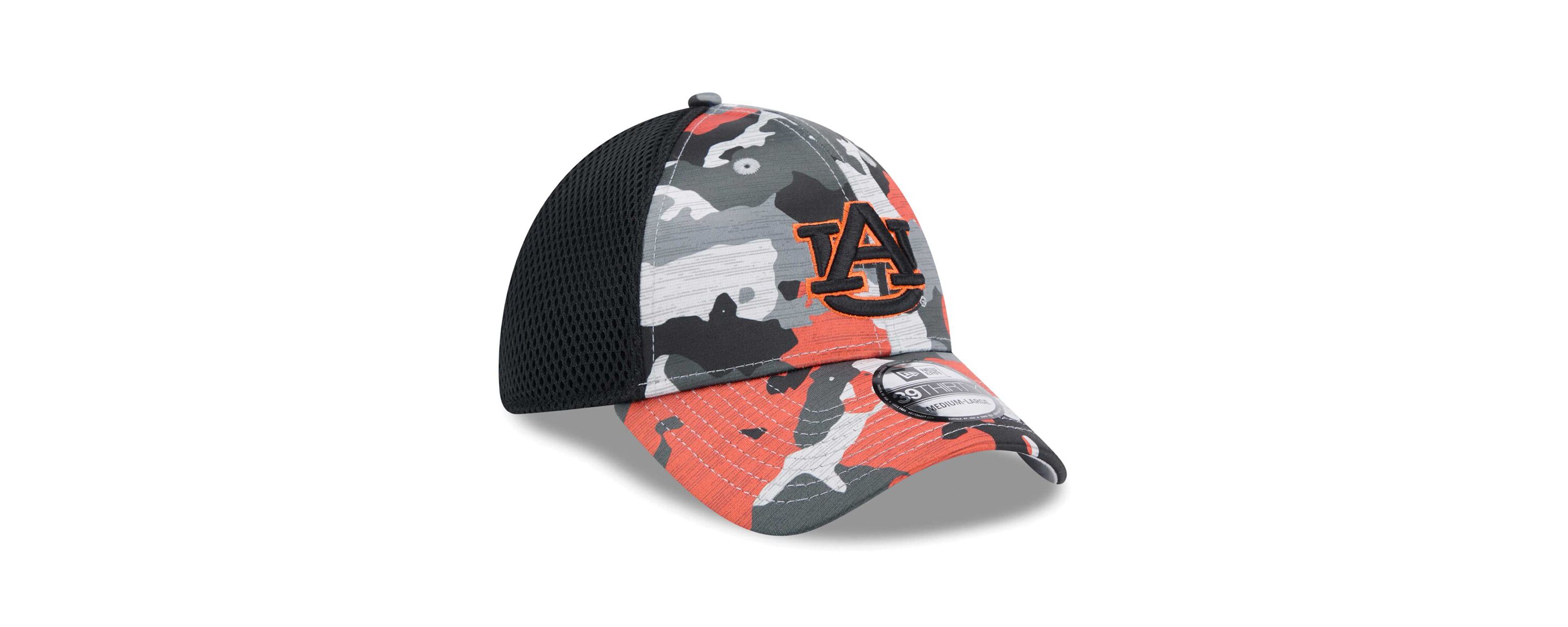 NCAA Camo/Black Auburn Tigers Active 39THIRTY Flex Hat