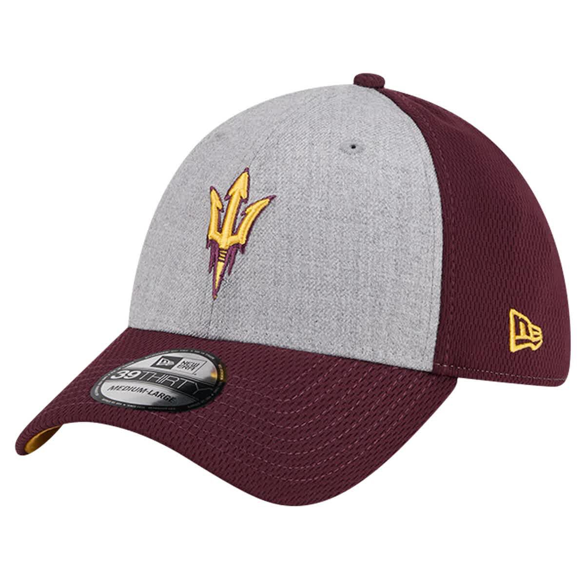 NCAA Heather Gray/Maroon Arizona State Sun Devils Two-Tone 39THIRTY Flex Hat