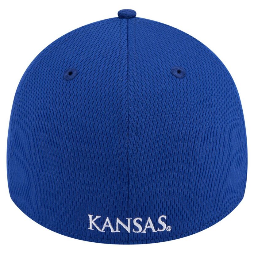 NCAA Kansas Jayhawks Active Slash Sides 39THIRTY Flex Hat