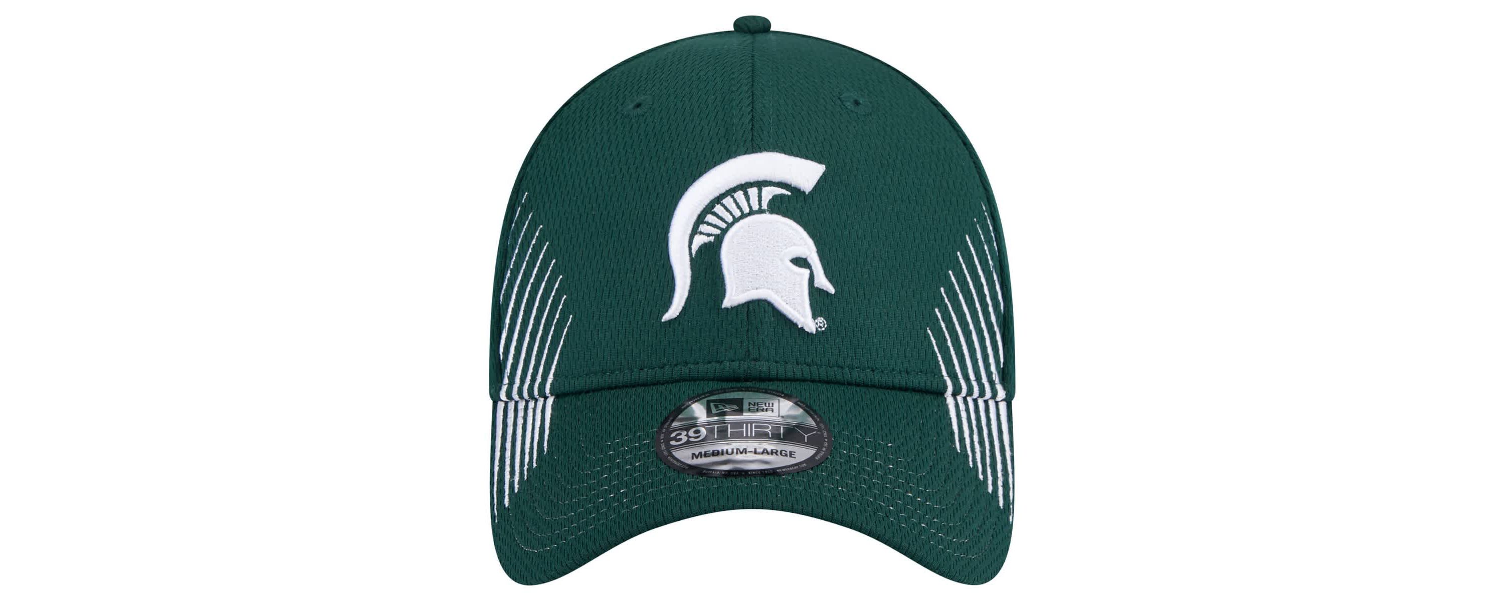 NCAA Michigan State Spartans Active Slash Sides 39THIRTY Flex Hat