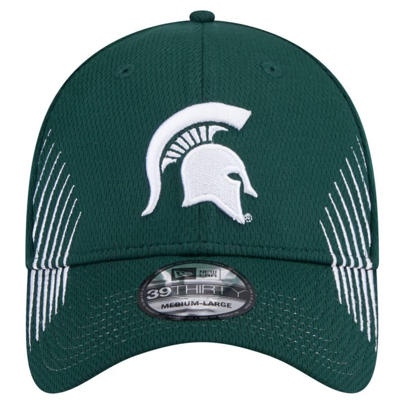 NCAA Michigan State Spartans Active Slash Sides 39THIRTY Flex Hat