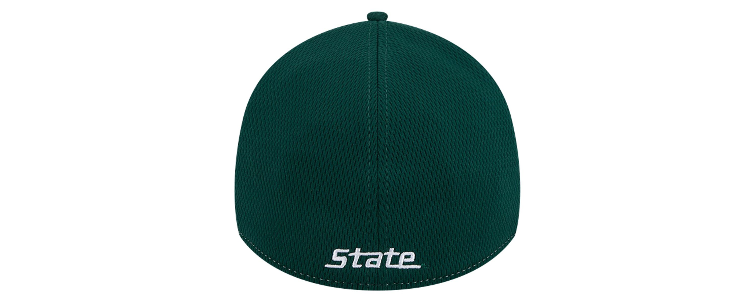NCAA Heather Gray/Green Michigan State Spartans Two-Tone 39THIRTY Flex Hat