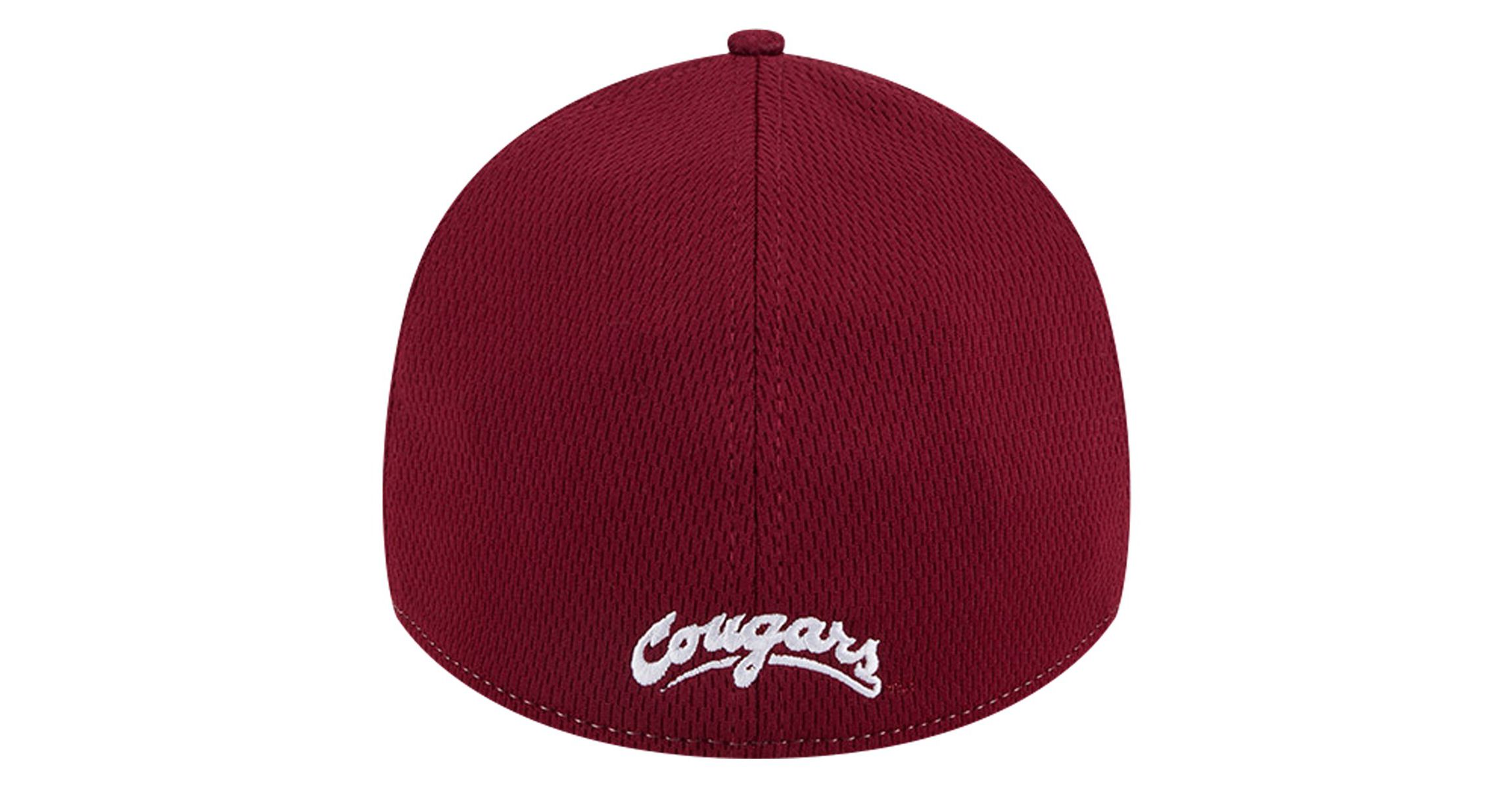NCAA Heather Gray/Crimson Washington State Cougars Two-Tone 39THIRTY Flex Hat