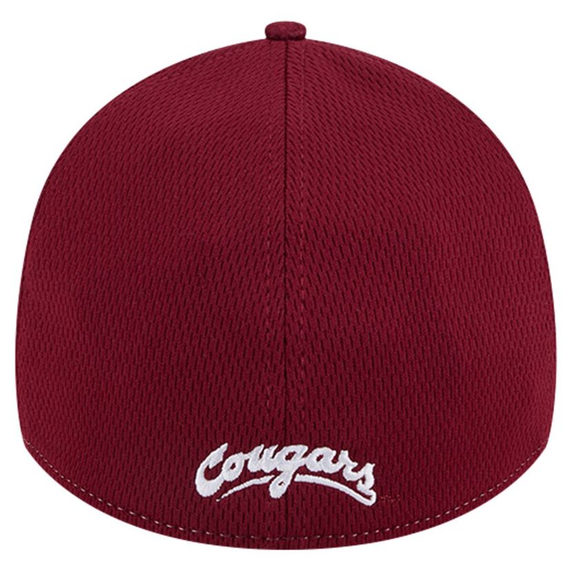 NCAA Heather Gray/Crimson Washington State Cougars Two-Tone 39THIRTY Flex Hat